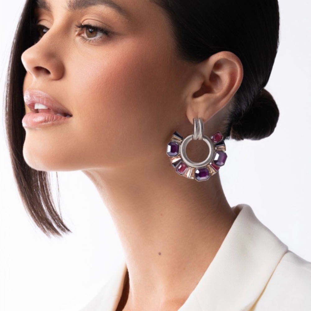 Courteous Chic - Purple Earrings